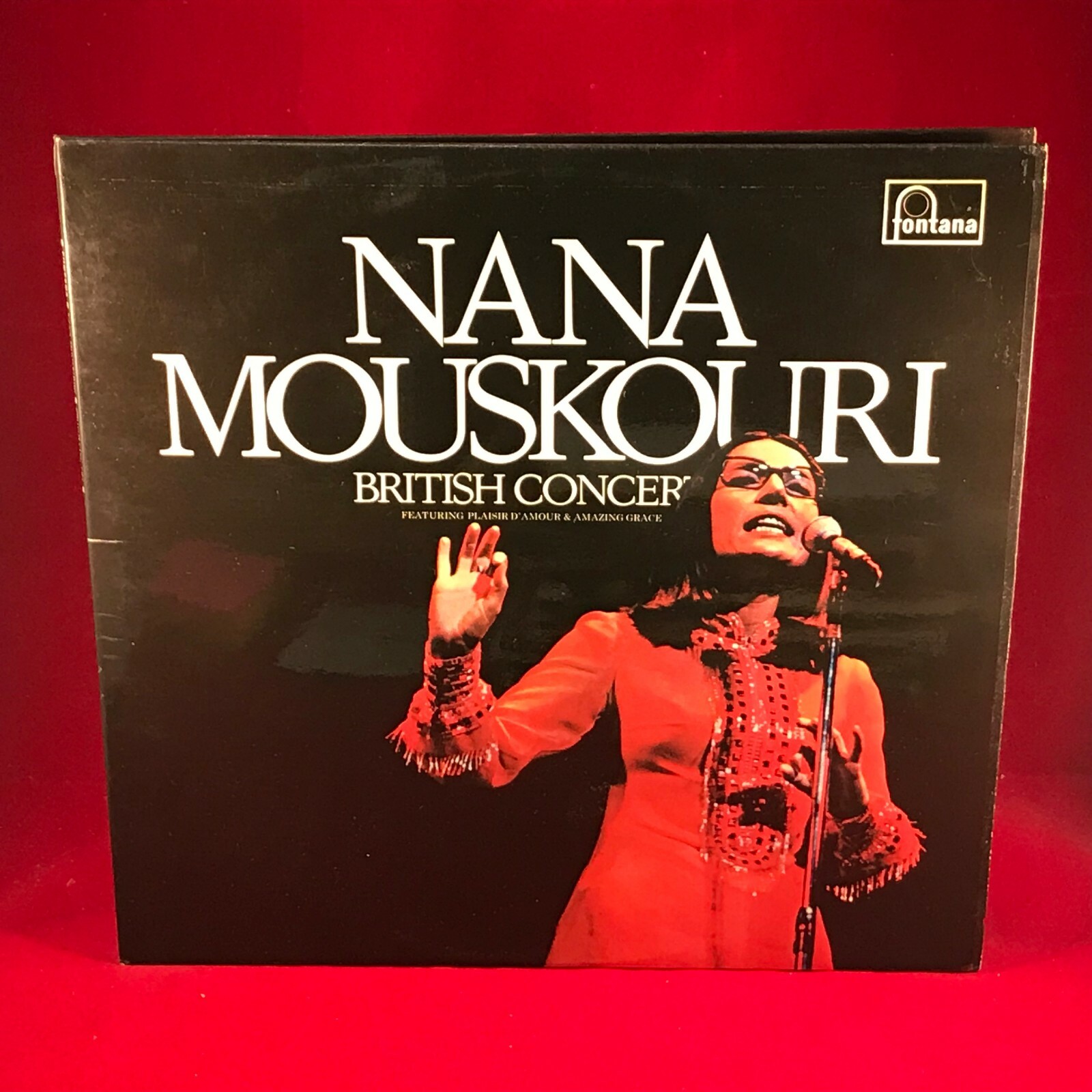 NANA MOUSKOURI British Concert 1972 UK Double Vinyl LP White Rose Of Athens live