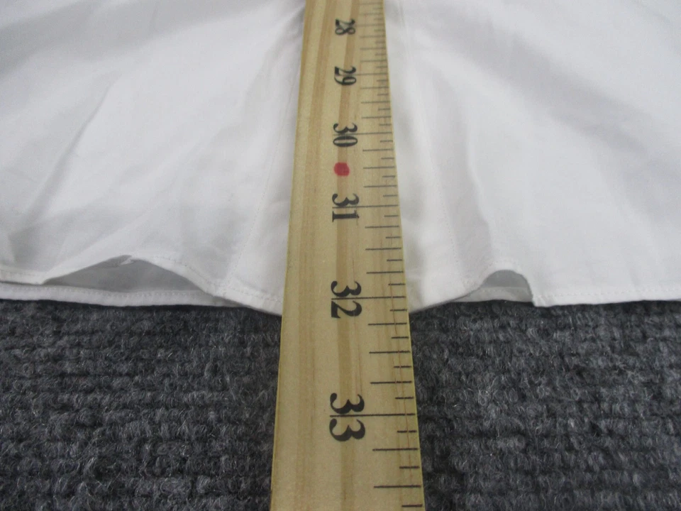 Givenchy Shirt Adult 40 White Business Slim Fit Logo Paris Lightweight Mens - Image 4 of 4