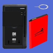 Long Endurance 5480mAh Replaceable Battery Charger Pin for LG Tribute 5,L51AL