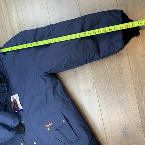 NWT Refrigiwear ChillBreaker Parka Men’s 5XL Navy Heavy Duty Work Wear Insulated - Picture 19 of 19