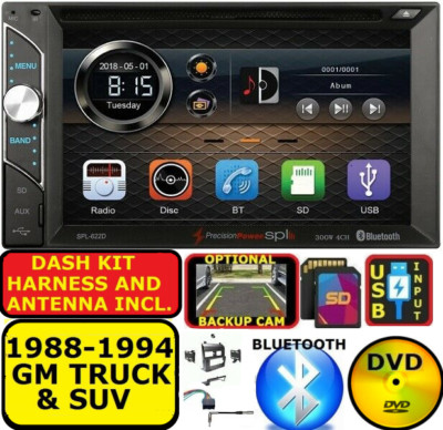 88-94 GM TRUCK SUV BLUETOOTH TOUCHSCREEN CD DVD USB AUX BT CAR Radio Stereo