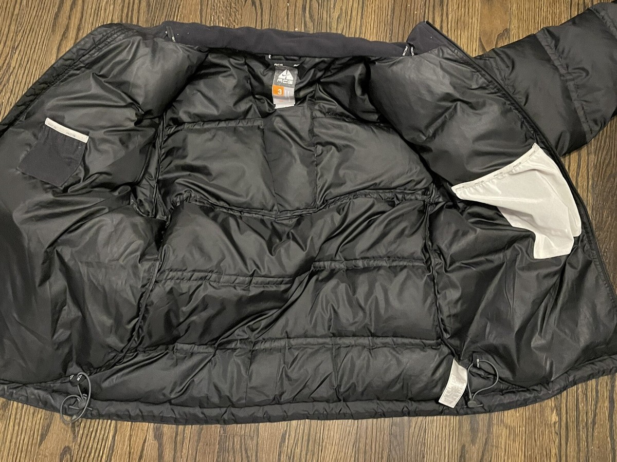Men's Vintage Nike ACG Layer 3 Black Goose Down Puffer Men's Vintage Nike ACG Layer 3 Black Goose Down Puffer