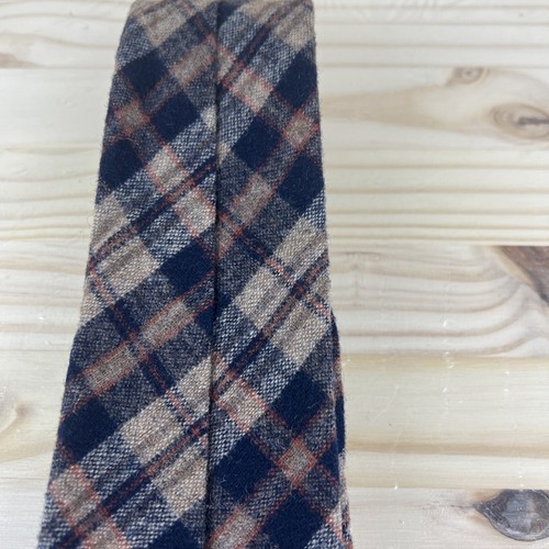 Vintage Pendleton Necktie Brown Tartan Plaid 100% Virgin Wool 57X3 - Picture 3 of 6