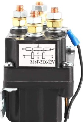 Windenmagnet Relais Schütz 12V 250A für AUT UTV SUV mit 3000-5000 Pfund