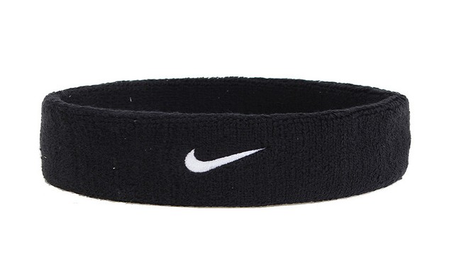 thin black nike headband