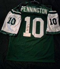 Chad Pennington Signed Jersey # 10 Authentication Sticker.