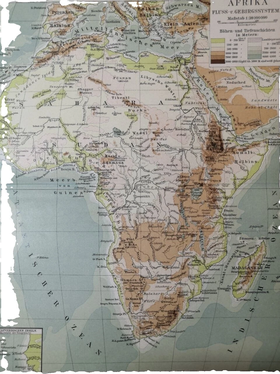 Vintage Original Antique Africa Maps & Atlases