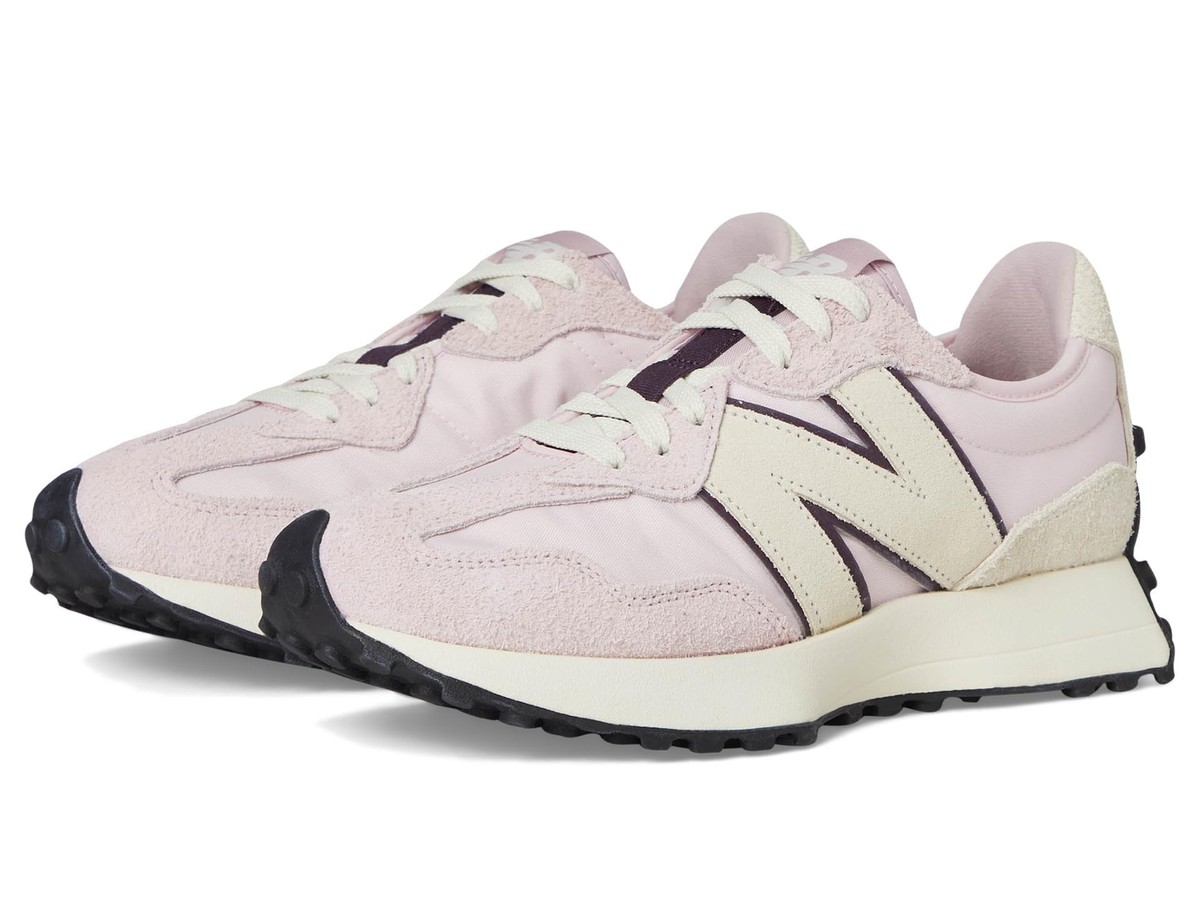 New Balance Women's 327 Sneaker, Twilight Haze/Rose Sugar/Deep