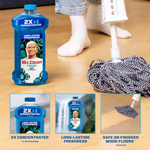 Mr. Clean Limpiador multiusos Limpiador de pisos para fregar el hogar, el baño y - Picture 2 of 6