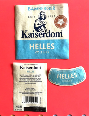 Bieretikett , Brauerei KAISERDOM , Helles , Bamberg / Oberfranken/Bayern #567#