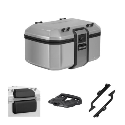Kofferraum Set SHAD TERRA TR55 Aluminium Für Kymco SUPERDINK 125 2016-2024