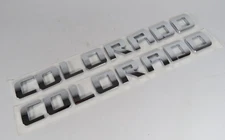 2015-2020 Chevy Colorado Emblems For Door Tailgate Chrome Badges Letters Logo
