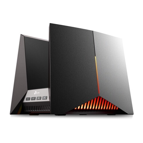 TP-LINK Archer GE800 Wireless Router TRi-Band, Stainless steel, 4 x LAN, Black - Picture 1 of 7