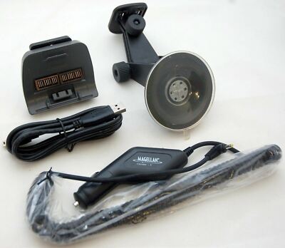 NEW Magellan Roadmate 760 700 560 500 GPS Active Dock Window Mount w/Car Charger