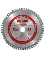 Oshlun SBFT-160056A 160mm 56T Non-Ferrous Blade for Festool TS 55 EQ & DWS520