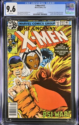 Uncanny X-Men #117 CGC 9.6 1ST SHADOW KING White Pages (Marvel 1979) Claremont 
