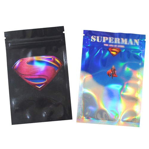 100 pz sacchetti di plastica esotici antiodore serratura con cerniera richiudibile sacchetto spesso 8,5x13 - Foto 12 di 29