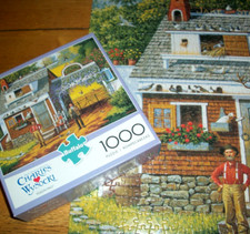 Jigsaw Puzzle 1000 Pieces New England Pigeon Racing Charles Wysocki Art Complete