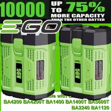 2pack 10.0 For EGO 56V 12.0Ah 56 Volt BA1400 POWER Lithium Battery BA2240 BA1120