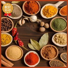 12 Indian Spices Ground Seeds Seasonings Curry Masala Powder Mix Curry KIt