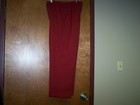 Ladies HABAND Pants Slacks Elastic Waist Sz 20 Average EUC Machine Wash Red — photo 2