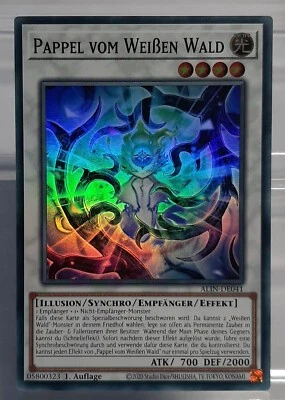 YUGIOH - Pappel vom Weißen Wald - SR - ALIN-DE041 - Alliance Insight - DE/NM - Bild 1 von 2