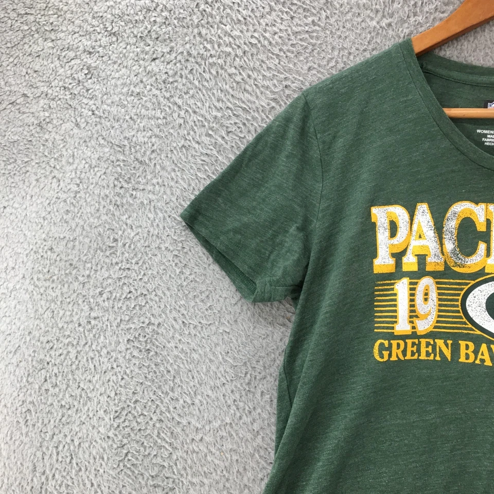 Camiseta del equipo de la NFL Green Bay Football Packers 9 para mujer M verde estampada Foto 3 de 4