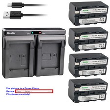 Kastar Battery Dual USB Charger for Sony NP-F750 CCD-TR2200 CCD-TR2300 CCD-TR280