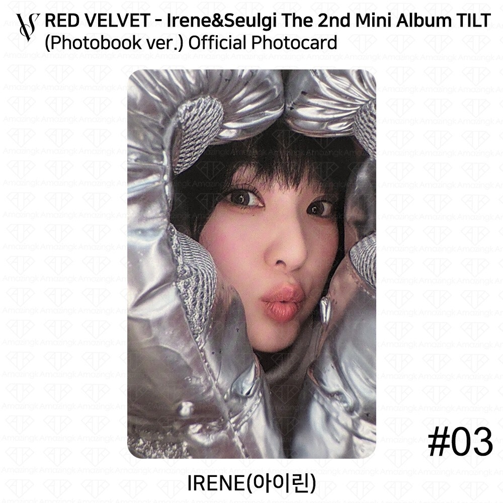 RedVelvet IRENE & SEULGI The 2nd Mini Album TILT Photocard