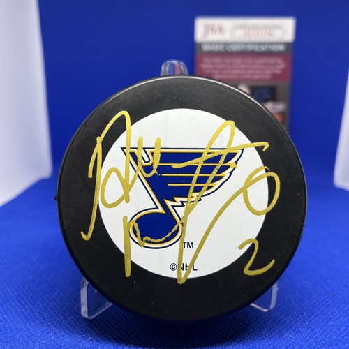Al MacInnis Signed St. Louis Blues Hockey Puck Autograph JSA COA - Picture 3 of 9