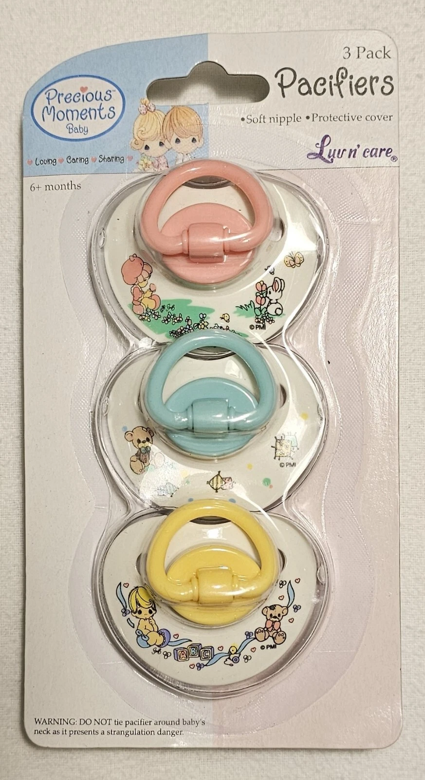 Vintage 2006 3-Pack Pacifiers Luv N' Care Precious Moments New In Packaging
Opens in a new window or