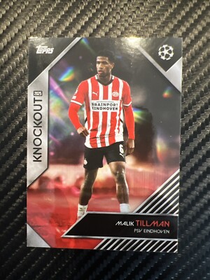 24/25  Topps UCL Knockout Malik Tillman Psv Eindhoven Insert Champions League Fc