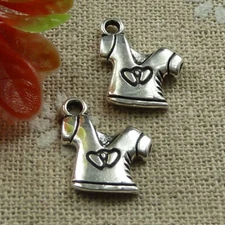 Free Ship 140 pcs tibetan silver cotta T shirts charms 16x13mm L-1371