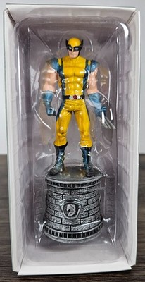WHITE KNIGHT WOLVERINE Eaglemoss Marvel Chess Collection #3 sealed, no magazine