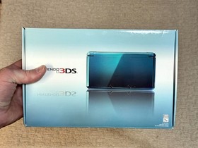Nintendo 3DS - Aqua Blue Console - Complete CIB - with Box and Manual - System