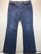 Levis Womens Jeans Size 16 Dark Wash Classic Bootcut Denim