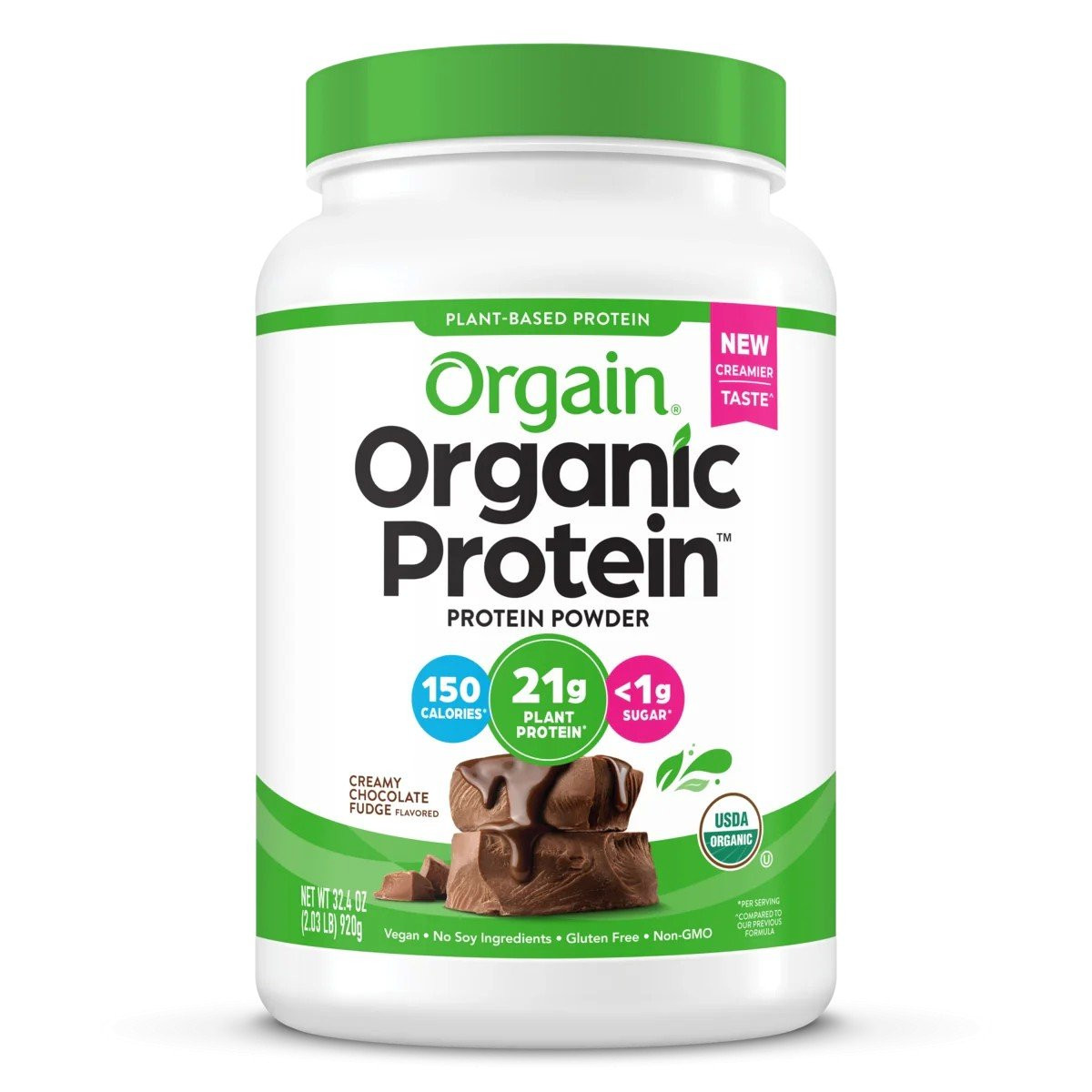 Orgain Organic Protein Протеиновый порошок на растительной основе - Сливочно-шоколадная помадка 324 9790₽