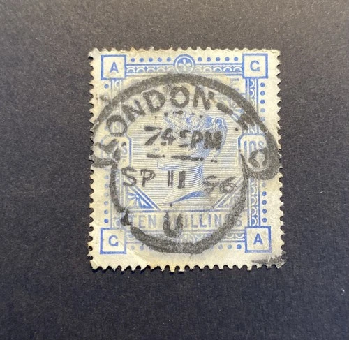 Great Britain 1883-84 Queen Victoria 10/- Ultramarine  SG 183
