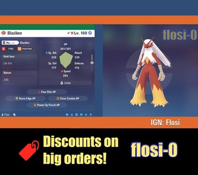 6IV Shiny Blaziken Pokemon Legends ZA (Legends Z-A) | eBay