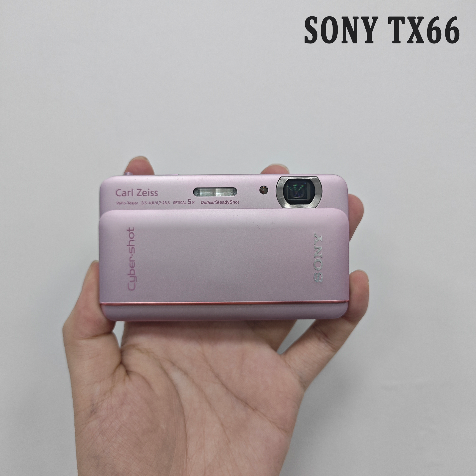 LikeNew Sony CyberShot DSC-TX66 18MP 5x Zoom Pink Digital Camera