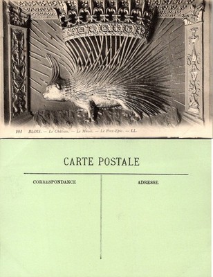 Blois Le Chateau Le Musee Le Porc-Epic French Postcard Unposted Antique Vintage