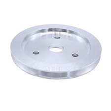 Billet Aluminum Short Water Pump Swp Compatible For Chevy 1 Groove Crank Pulley