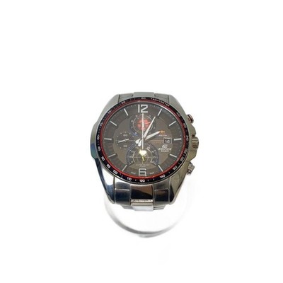 CASIO EFR-528RB Case Size 4 ×4.7cm Wrist Size 15cm Used Watch #111126