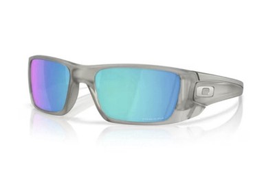 OAKLEY FUEL CELL SUNGLASSES MATTE GREY INK  PRIZM SAPPHIRE OO9096-N360 60mm