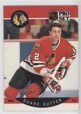 1990-91 Pro Set Duane Sutter (No Stripe) #61 1v3