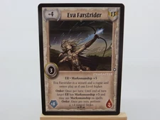 WARLORD Saga of the Storm CCG Elf Character Card EVA FARSTRIDER 19/78