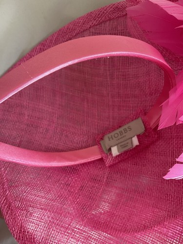 Lizabella Mother of Bride Size 12 Pink & Silver Tea Length Dress & Fascinator - Picture 11 of 12