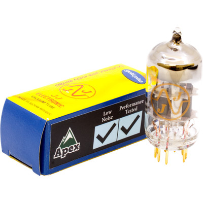 12DW7/ECC832, JJ Electronic, Apex Performance, Performance Tested, Gold Pin