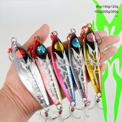 Deep Sea Luminous Slow Fall Pitch Long Casting Metal Jigs Angelköder Makrele