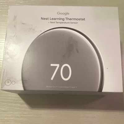 NEW Google Nest Learning Thermostat & Temperature Sensor, Wi-Fi, Smart Home